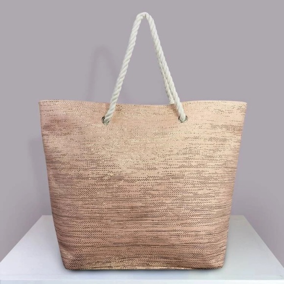 “Island Vibes” Weekender Vacation Tote Bag NWT - Picture 3 of 5